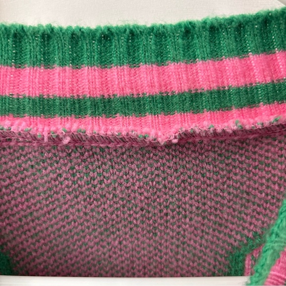 Alpha Kappa Alpha AKA Colors Sweater Thick And Comfy Sz Medium College Divine 9 - Picture 9 of 12
